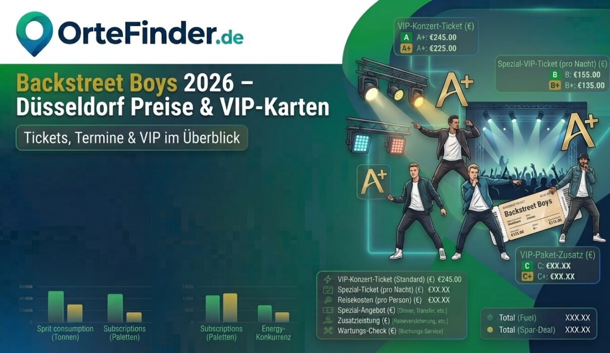 Backstreet Boys 2026 Düsseldorf Preise