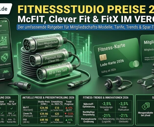 Fitnessstudio Preise 2026