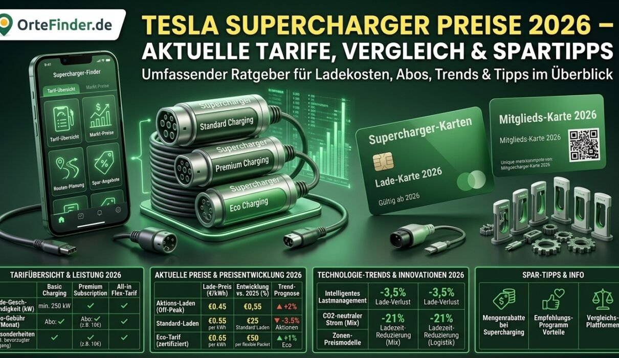 Tesla Supercharger Preise 2026
